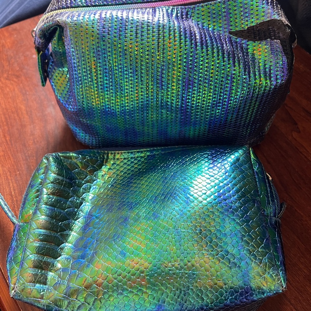 Set of Two Makeup Bags